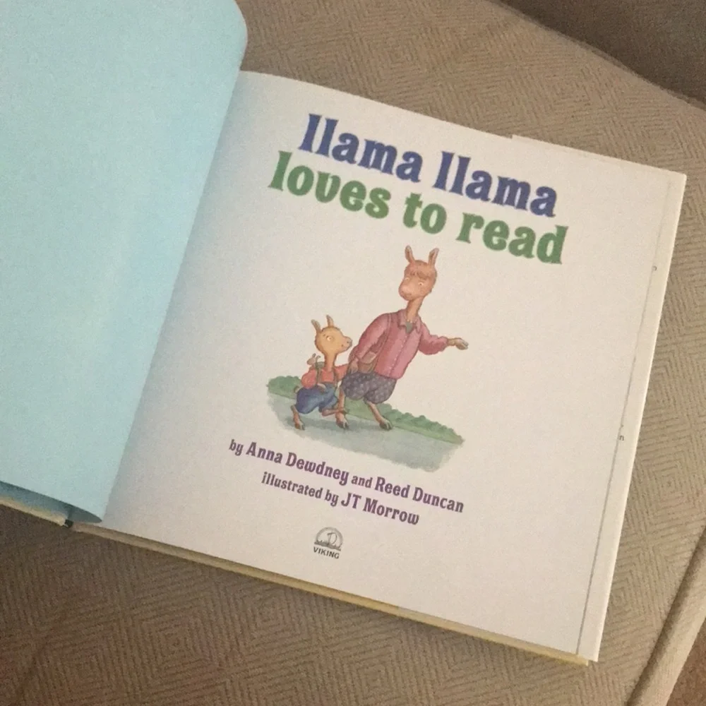NEW Llama Llama Loves to Read by Anna Dewdney Hard Cover Book w/ Dust Cover